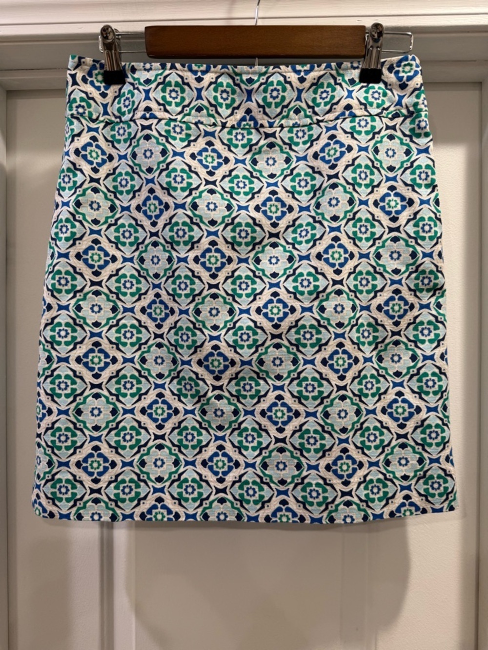 Ann Taylor Geometric Lined Skirt Size 4